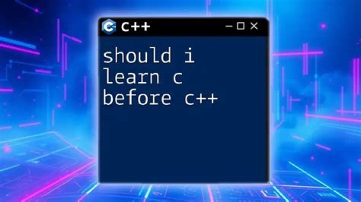 Should I learn C before learning C++? [closed]
