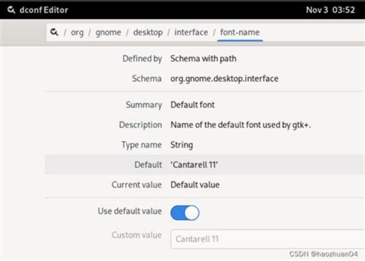 Shouldn't dconf-editor and gsettings access the same database?