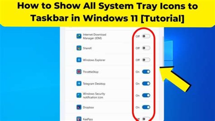 Show taskbar (system tray) icons on all displays