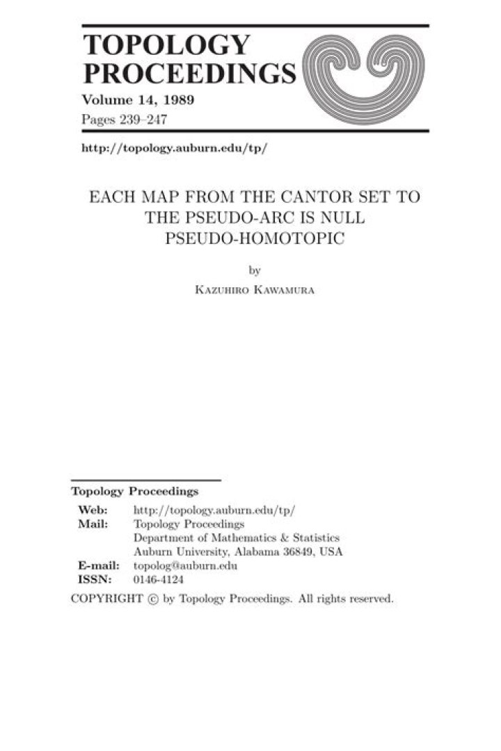 Show the map is null-homotopic