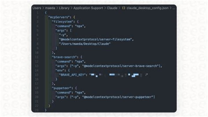 showing settings.json