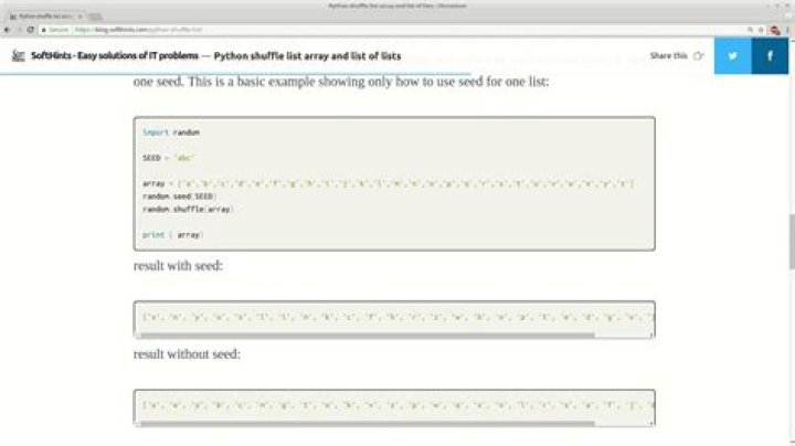Shuffling a list of objects