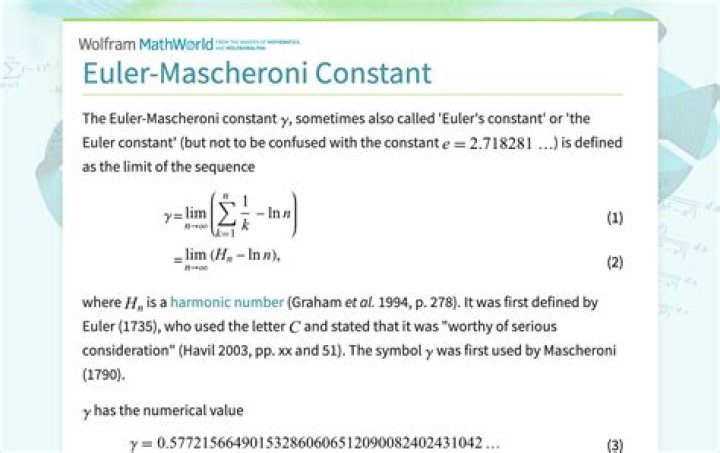 Simple proof Euler–Mascheroni $\gamma$ constant