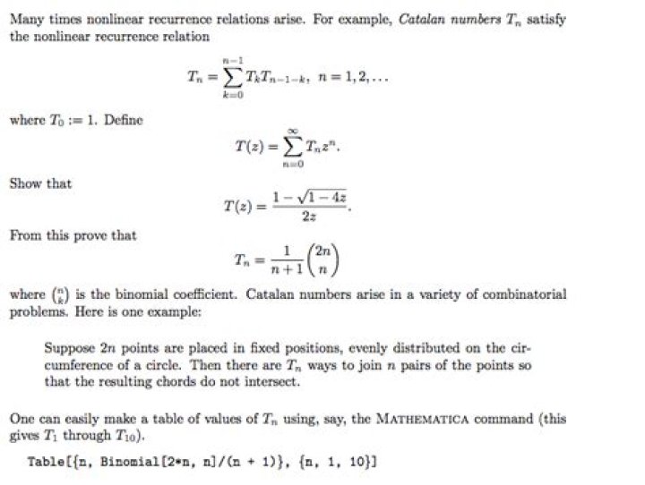 Simplifying Catalan number recurrence relation