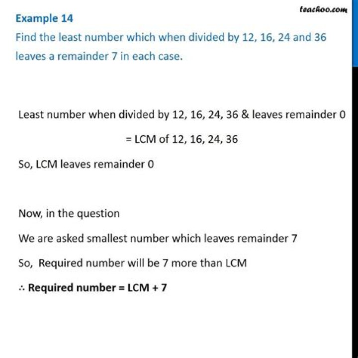 Smallest integer which leaves remainder 3, 2, 1 when divided by 17, 15, 13