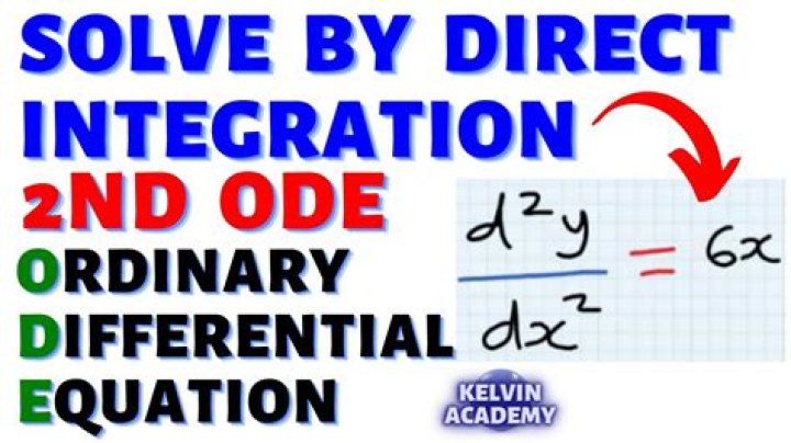Solve by direct integration