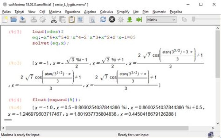 Solving a 6th degree polynomial equation