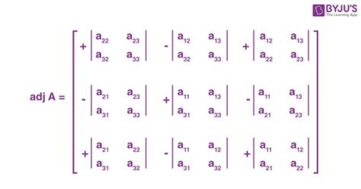 Solving system of linear equations involving 3x3 matrix using adjoint matrix