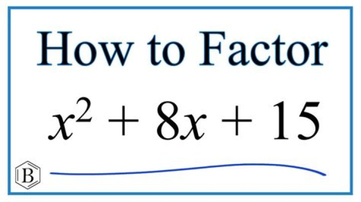 Solving $ x^2-8x+15=0$?