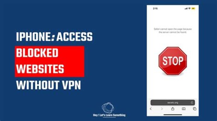 Some blocked websites won't open even with VPN