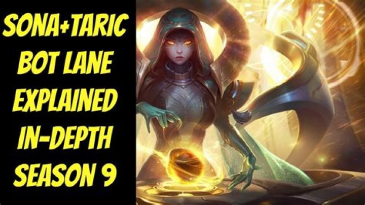 Sona-Taric bot lane in Season 9
