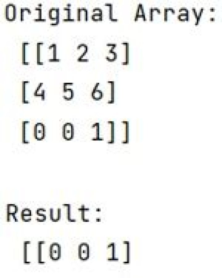 Sorting arrays in NumPy by column