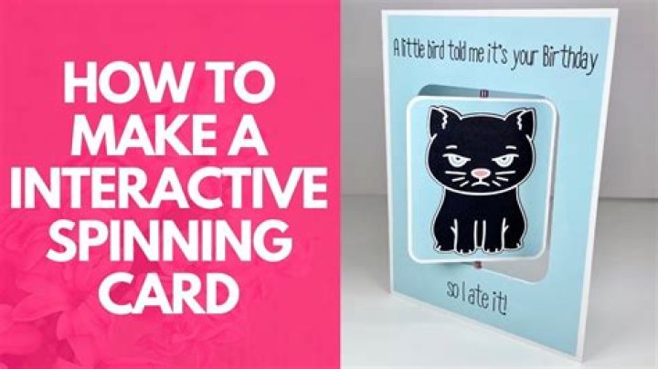 Spinning card