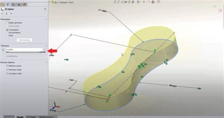 Spline fit