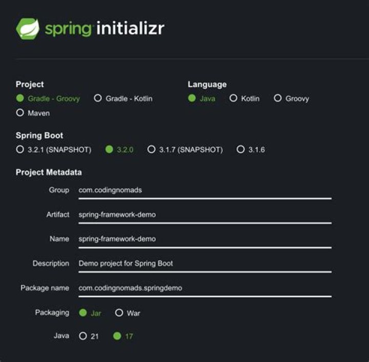 Spring initializr project results in Unsupported class file major version 64