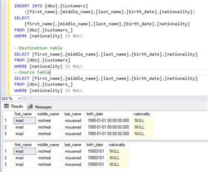 SQL Insert Multiple Rows
