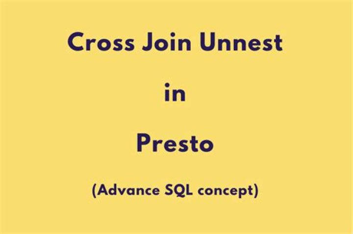 SQL presto - cross join unnest with ordinality flattening