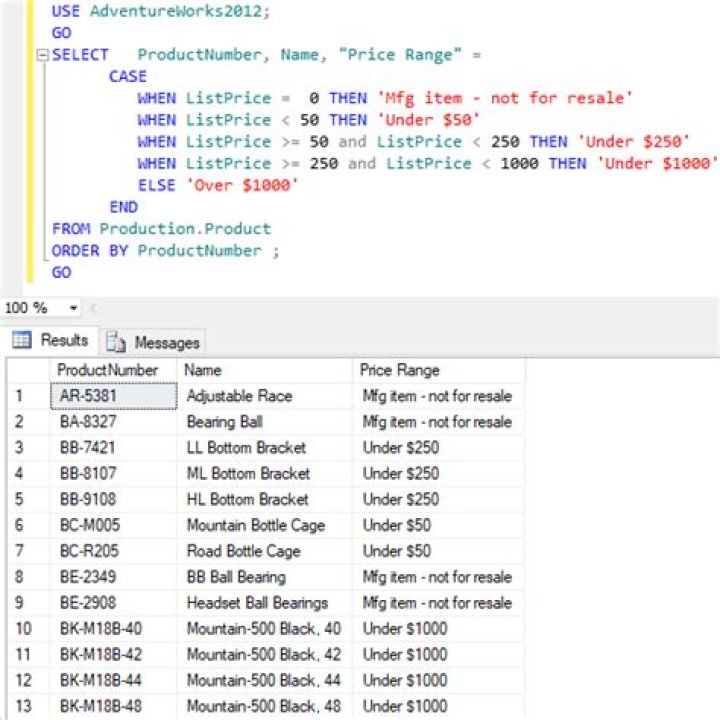 SQL Switch/Case in 'where' clause