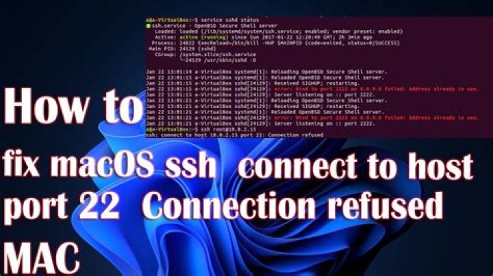 SSH : connect to host 192.xx port 22: connection refused