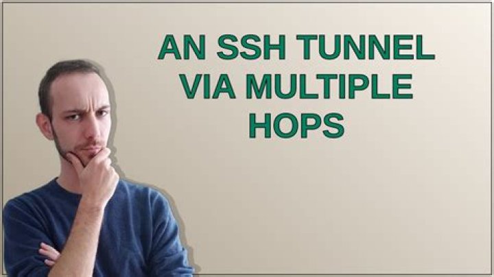 SSH tunnel via multiple hops
