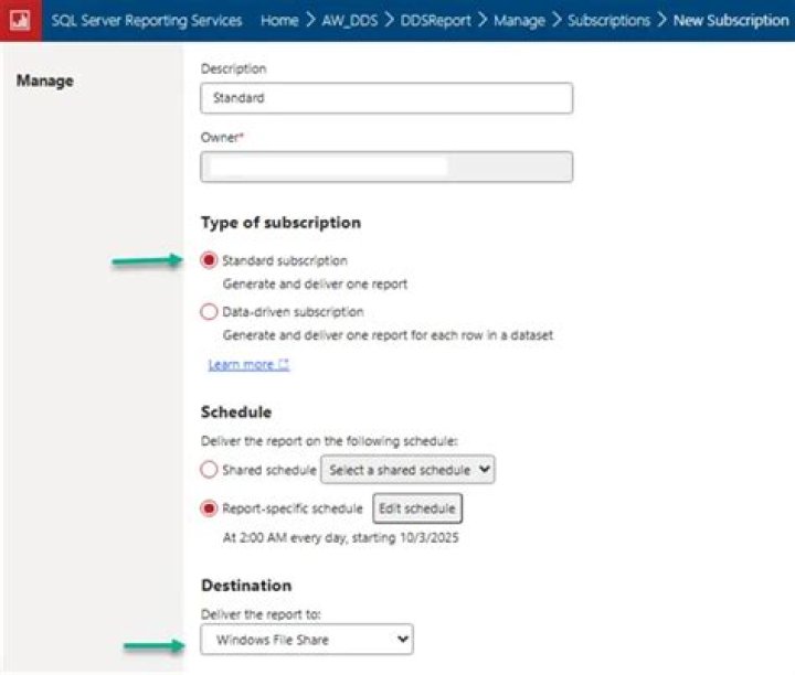 SSRS Subscription failure rsProcessingAborted