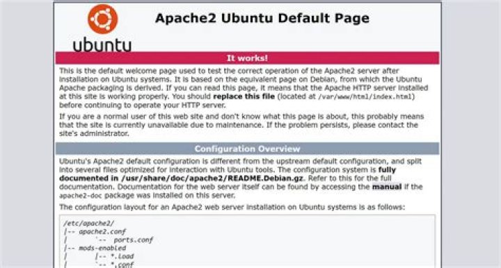 Start page Ubuntu