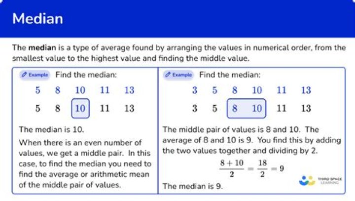 Statistics. How to find the median of two other medians?