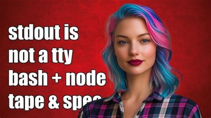 stdout is not a tty. Using bash for node + tape + tap-spec