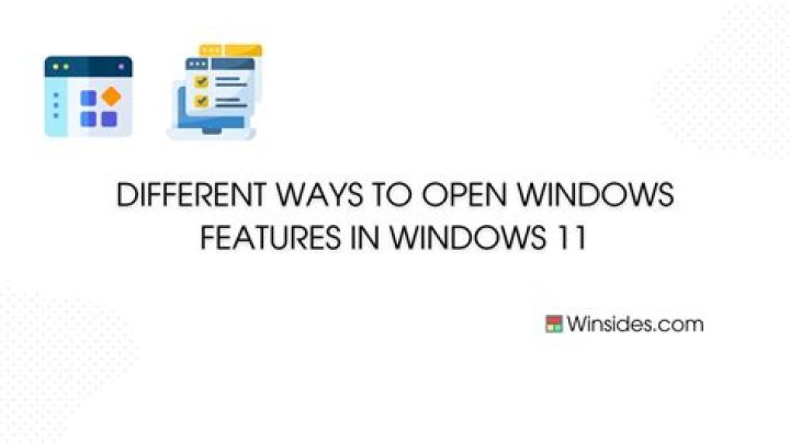 Step 2 - Windows Features
