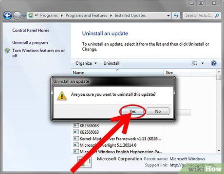 Step 5 - Uninstall Internet Explorer 11