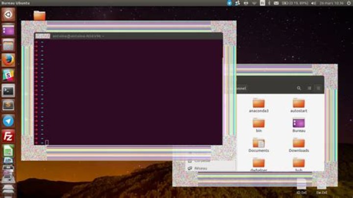 Strange artifacts along window borders after waking computer from sleep mode