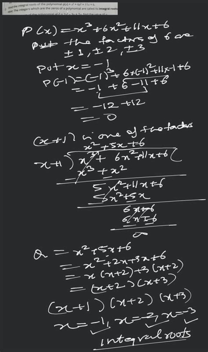 Strategy for finding integral roots for polynomials with large coefficients