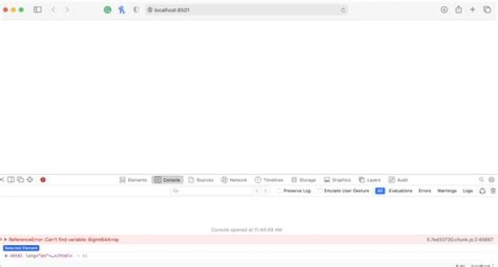 Streamlit always loads a blank page