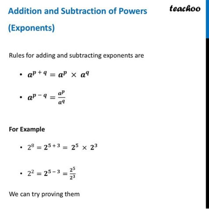 Subtracting powers with variable in exponent