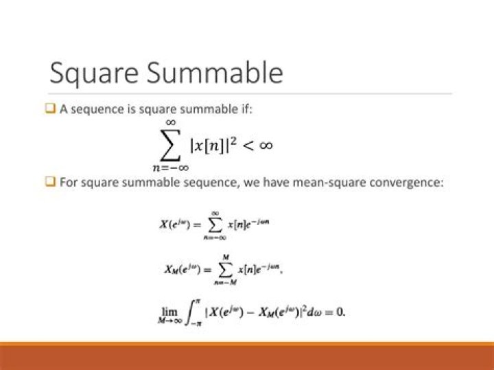 summable sequence