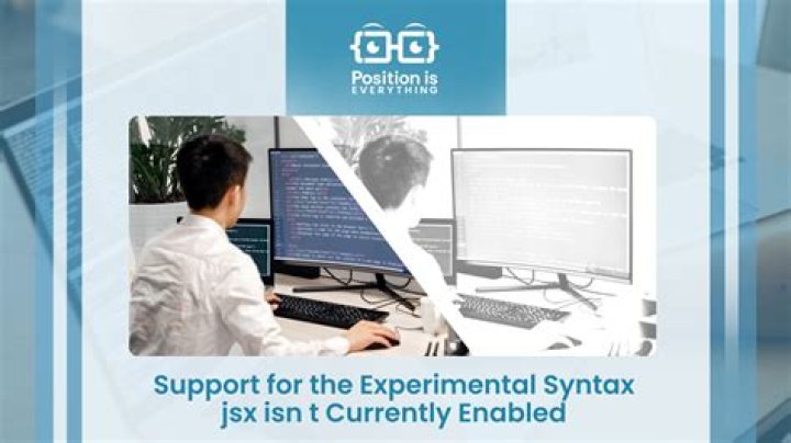 Support for the experimental syntax 'jsx' isn't currently enabled