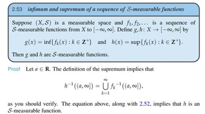 Supremum and Infimum of functions