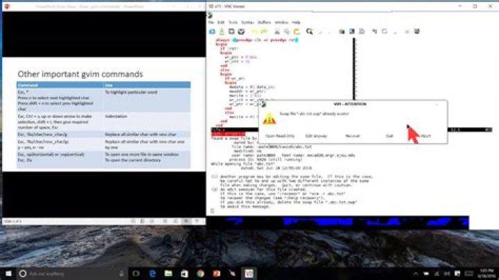 Switch off search highlighting in gVim