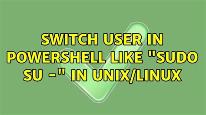 Switch user in PowerShell like 
