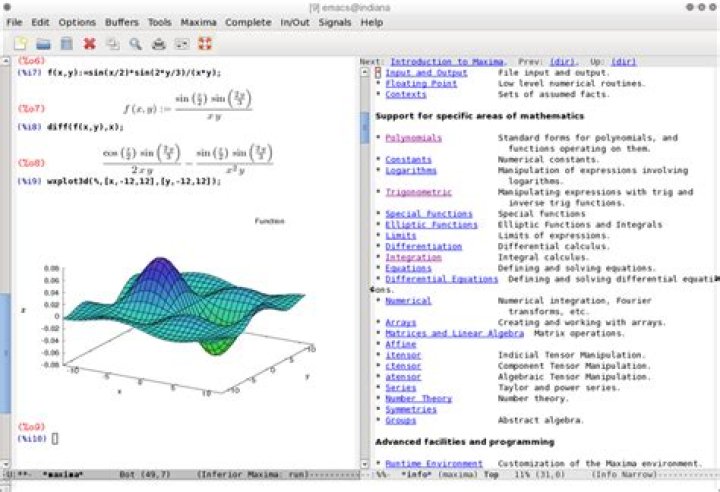 symbolic computation program/software