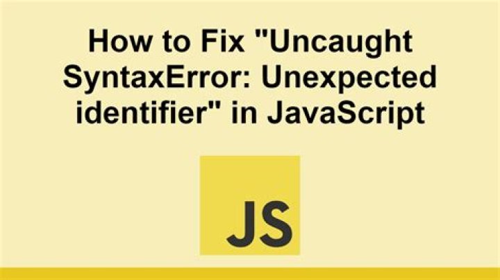 SyntaxError: Unexpected Identifier in Chrome's Javascript console