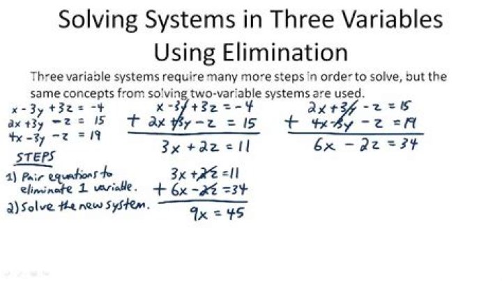 system of equations with 3 variables in denominator
