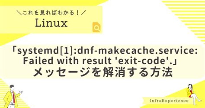 Systemd service unit failed with result 'exit-code'