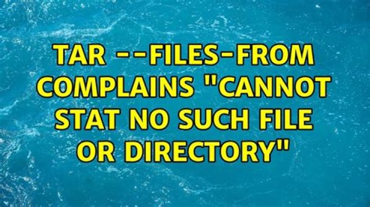 tar --files-from complains 