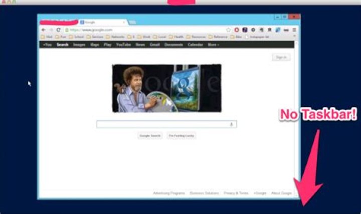 Taskbar Disappears Over Remote Desktop Connection When Outside Local Network