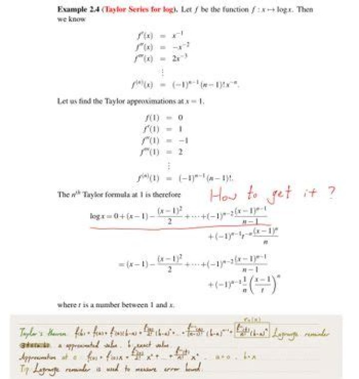 Taylor series expansion of $\log{x}$ to obtain infinite sequence for $\log{2}$