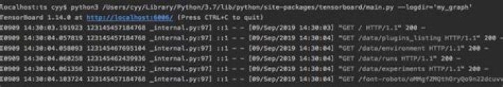 tensorboard: command not found