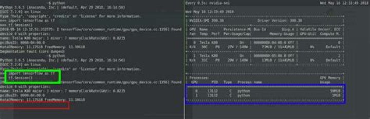 Tensorflow install not working (Core dumped)