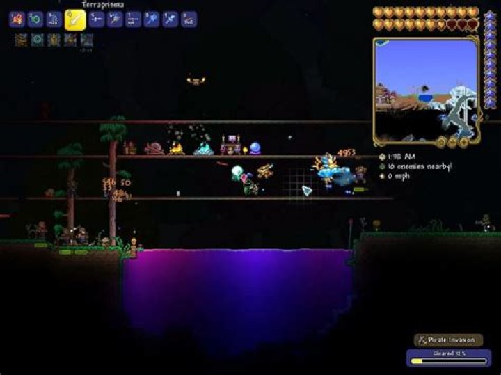 Terraria, pirate invasion