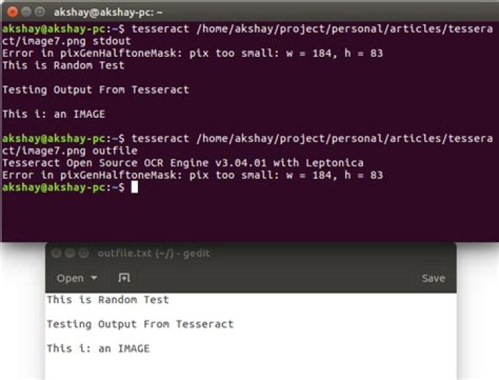 Tesseract OCR Engine on ubuntu how to